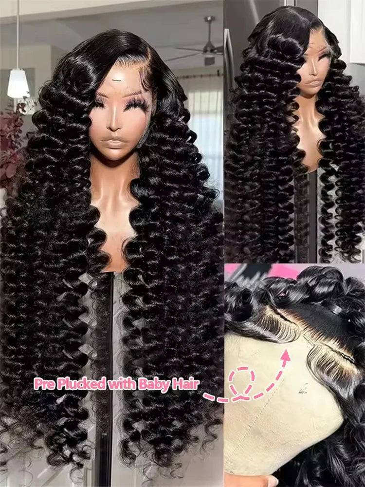 Water Wave Lace Frontal Wigs