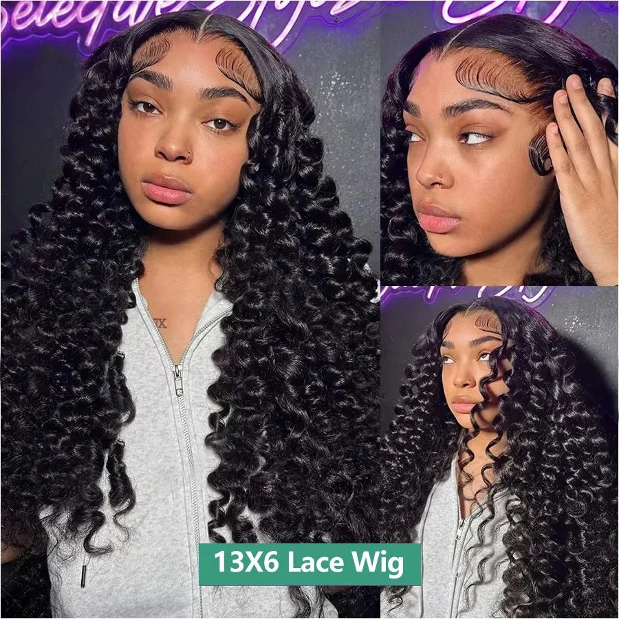 Water Wave Lace Frontal Wigs