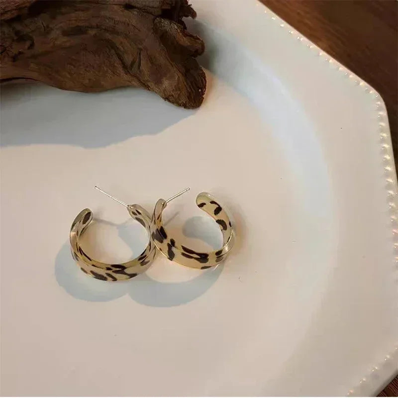 Acrylic Hoop Earrings