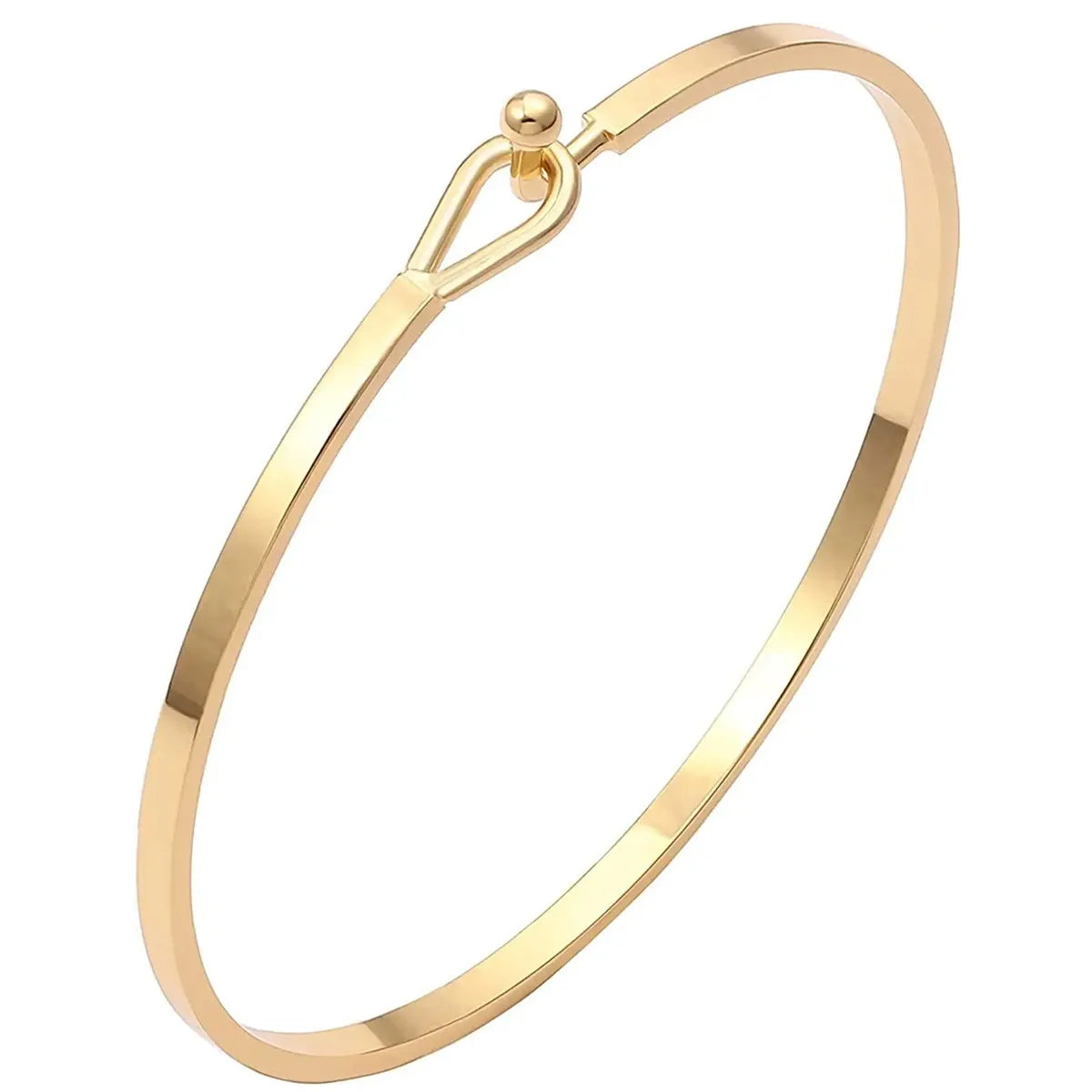Thin Cuff Bangle Hook Bracelet