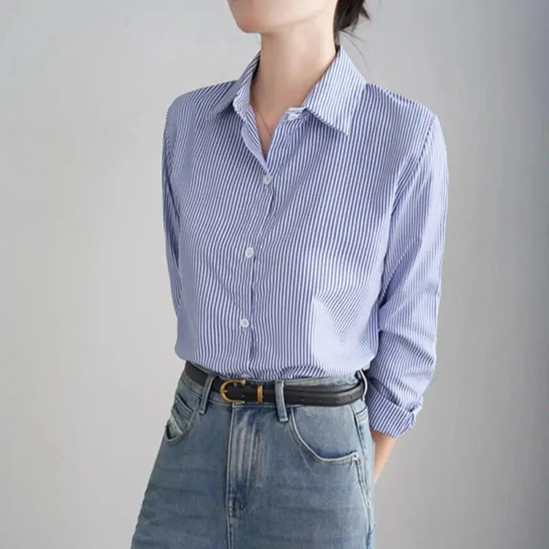 Blue Striped Shirt
