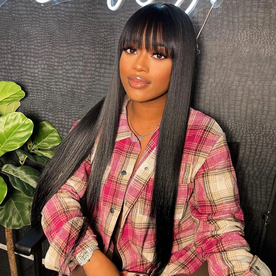 Straight Human Hair Wig
