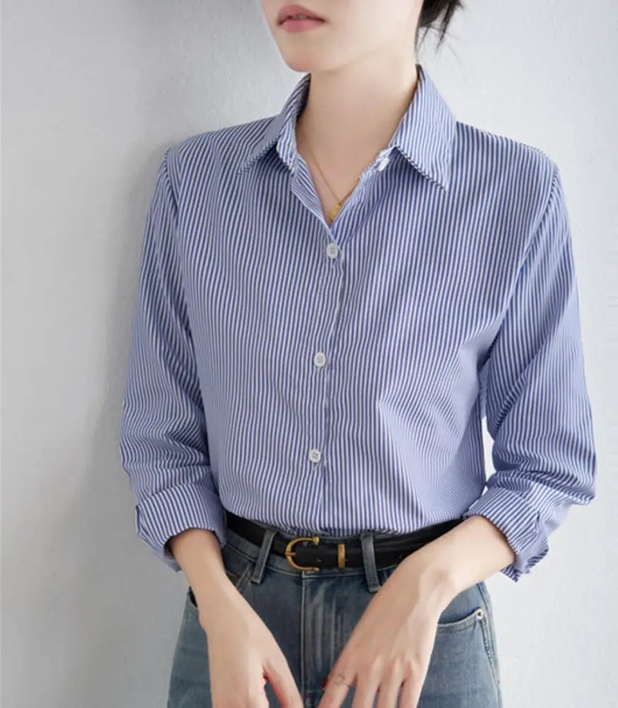 Blue Striped Shirt