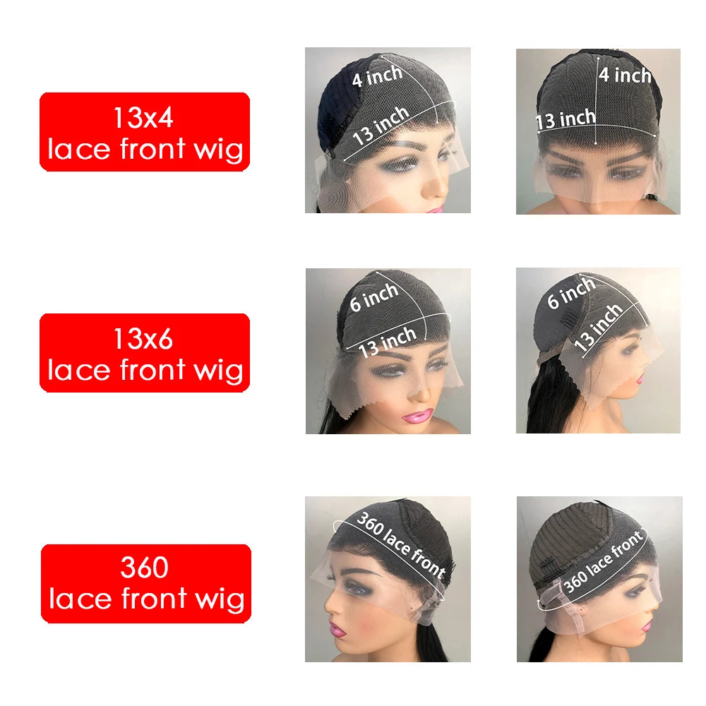 40 Inch Deep Wave Wigs Human Hair