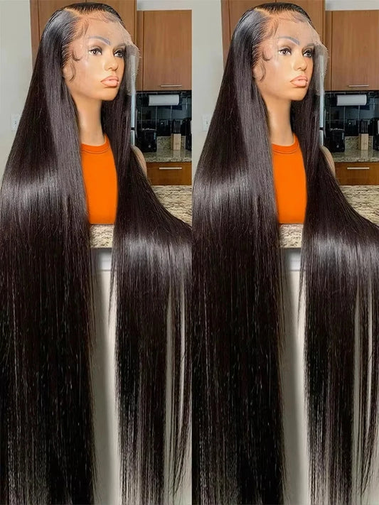 HD 13x6 Bone Straight Lace Front Human Hair Wig