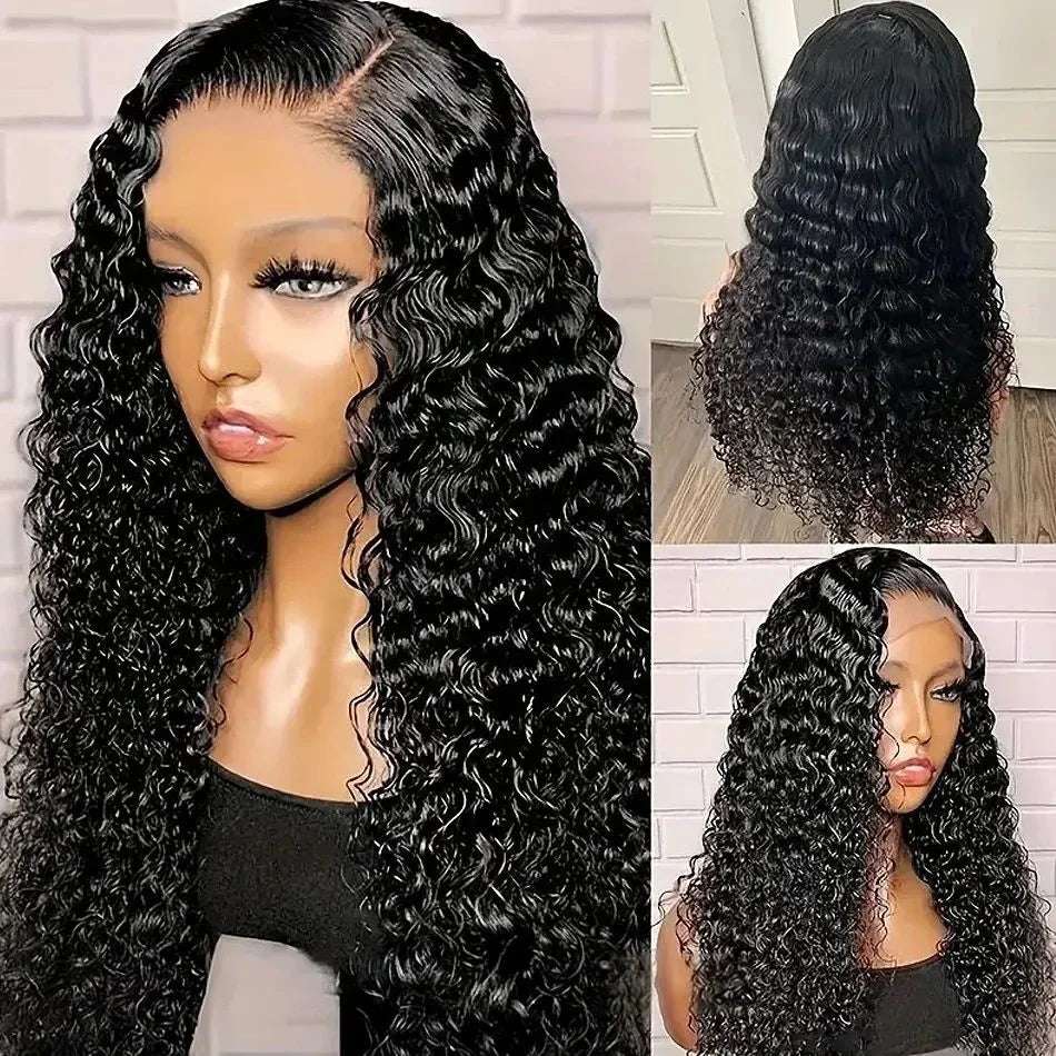 250 Density Deep Wave Lace Front Wig
