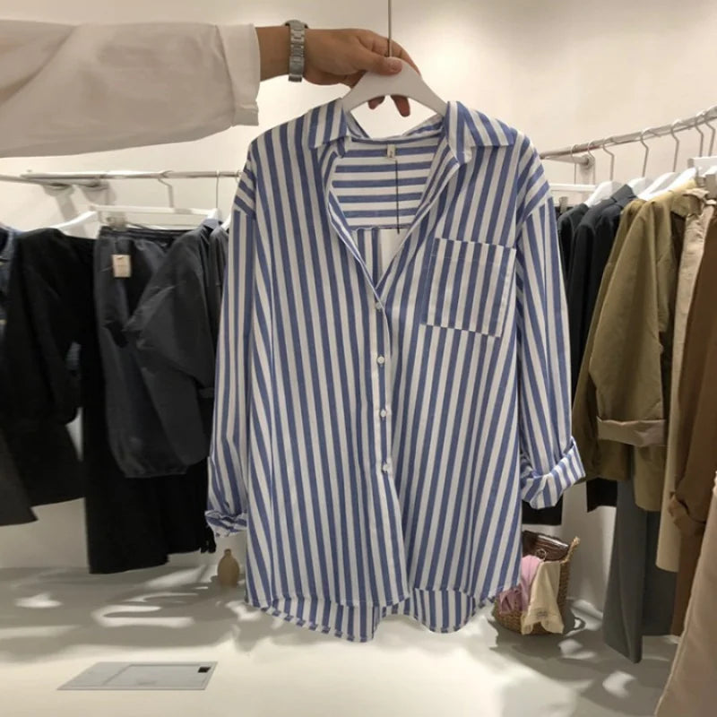 Dongdaemun Striped Shirt