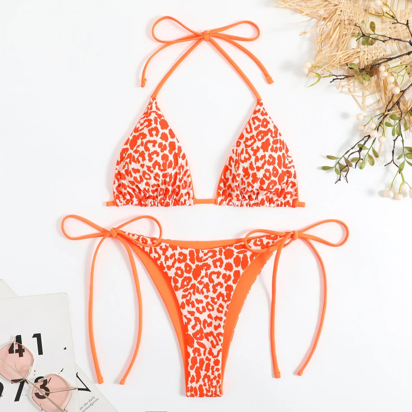 Mini Leopard Bikinis