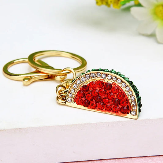 Rhinestone Alloy Key Rings