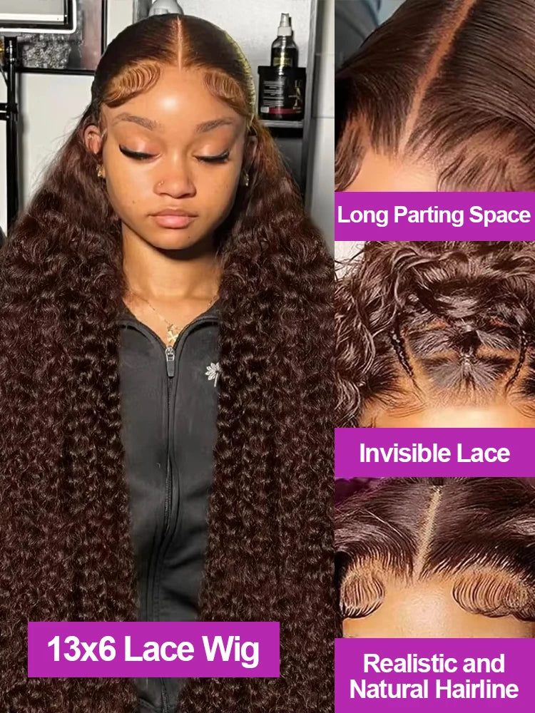 Deep Wave Lace Front Human Hair Wig