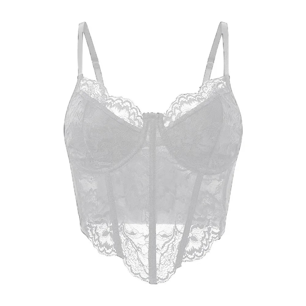 Elegant Hollow Lace Tops