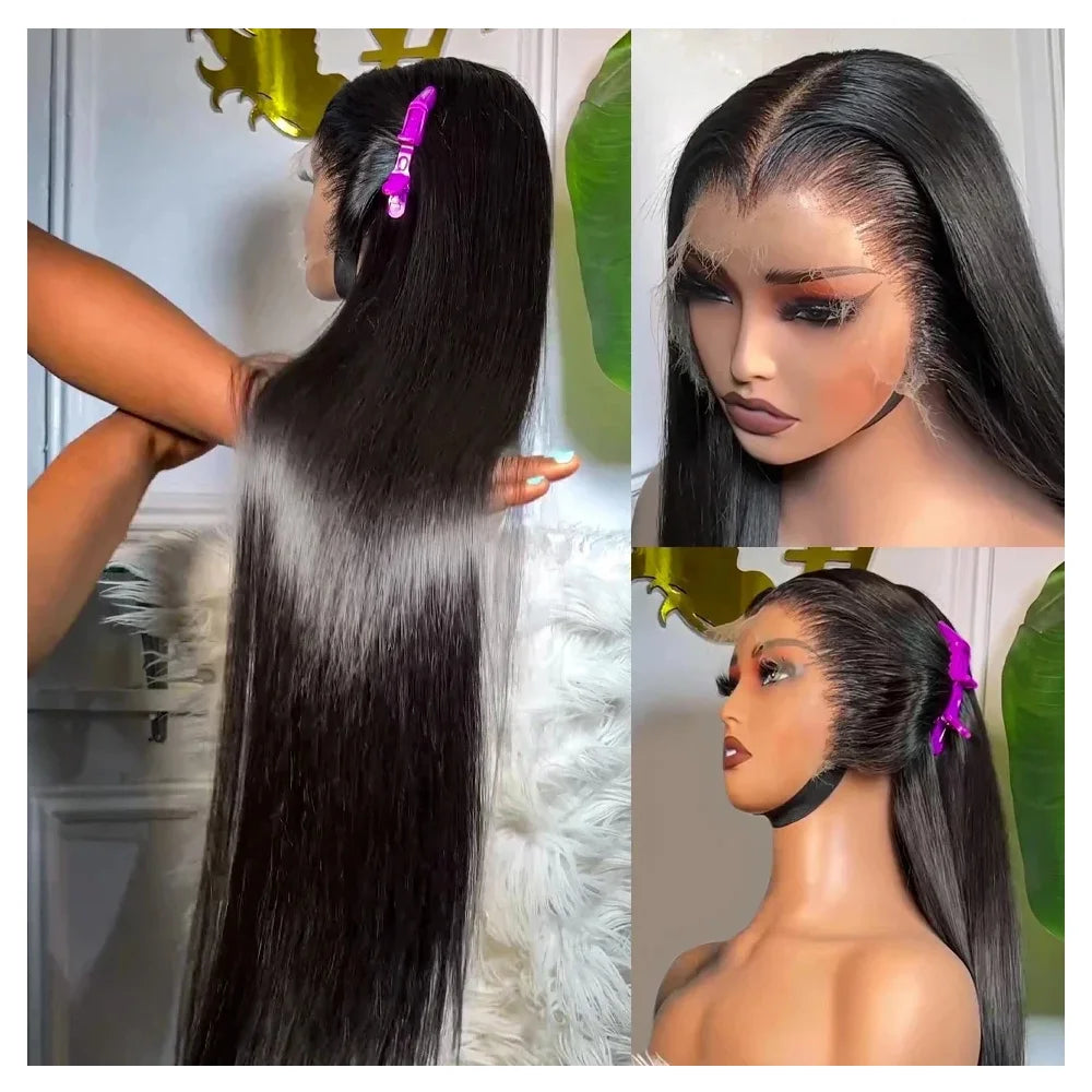 HD 13x6 Bone Straight Lace Front Human Hair Wig