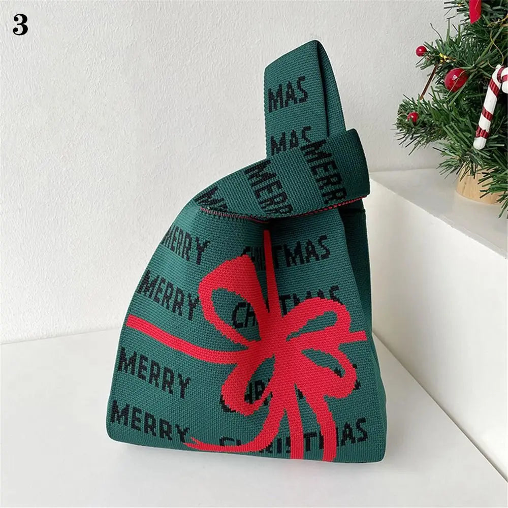 Christmas Handmade Knit Handbags