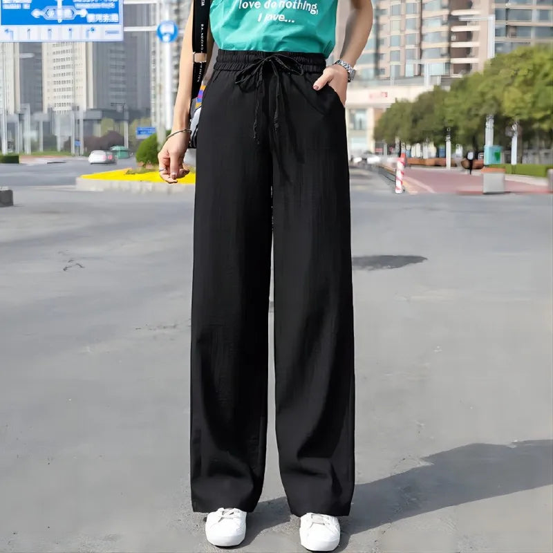 Silk Wide Leg Pants