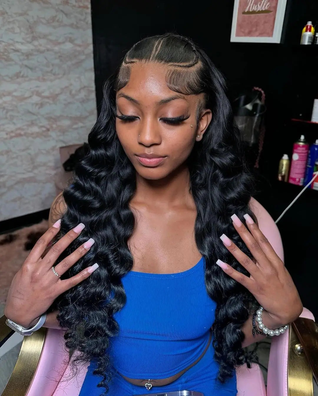 Transparent Human Hair Wig