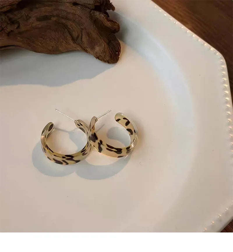 Acrylic Hoop Earrings
