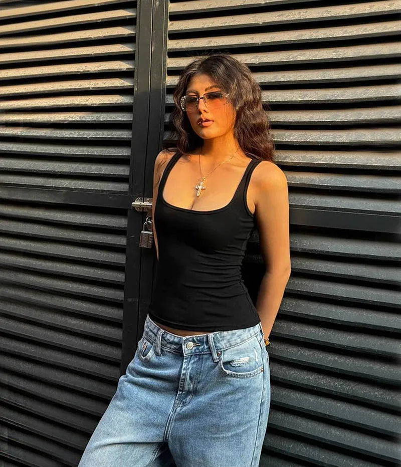 Square Neck Tank Top