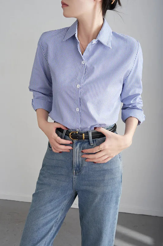 Blue Striped Shirt