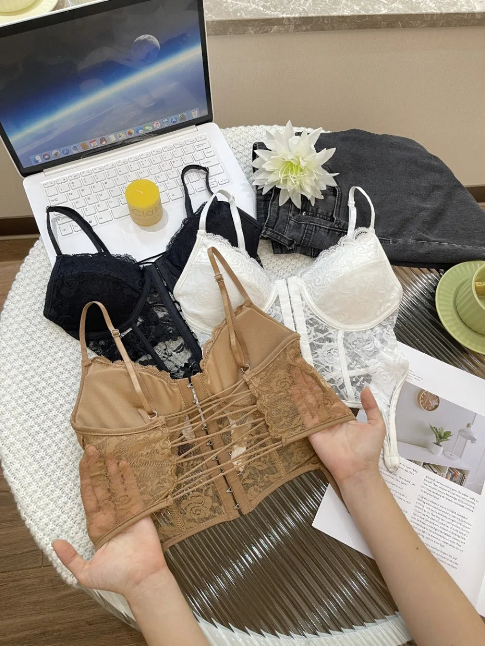 Lace Corset Top