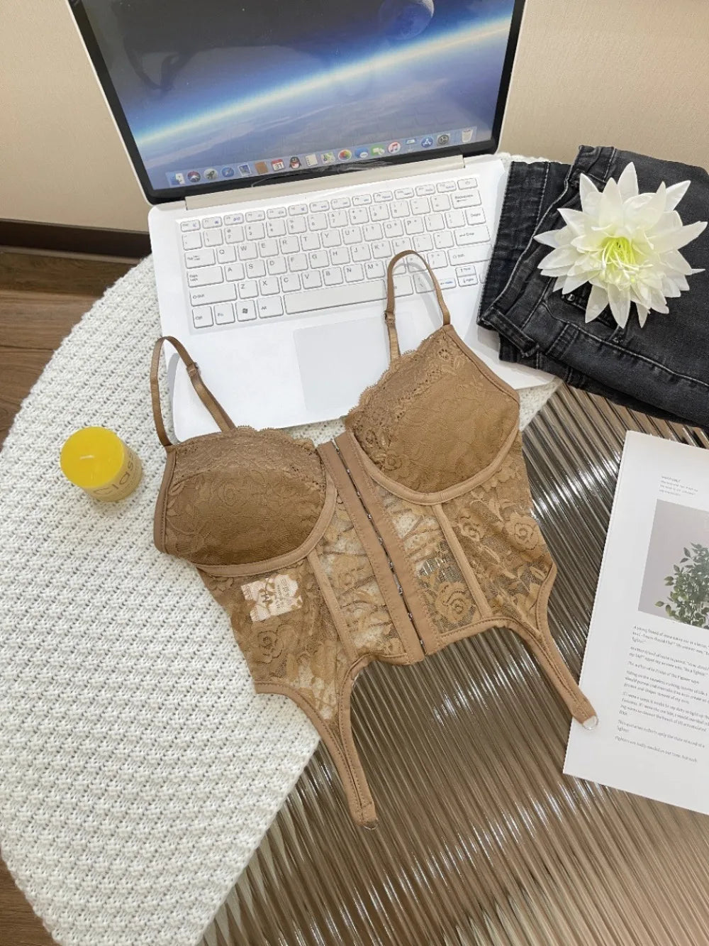Lace Corset Top