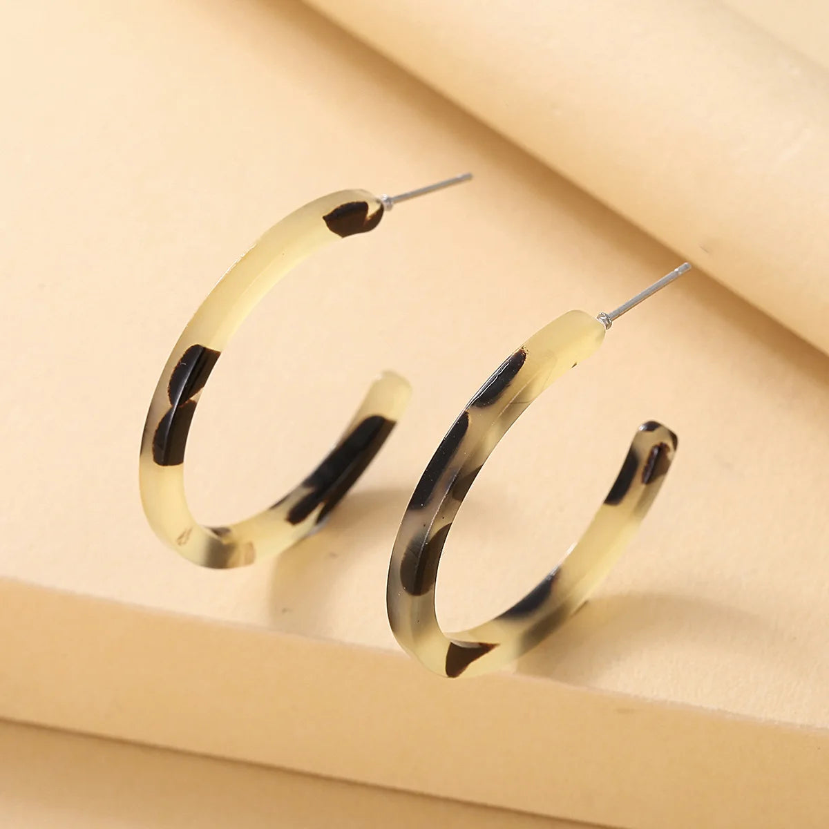 Acrylic Hoop Earrings