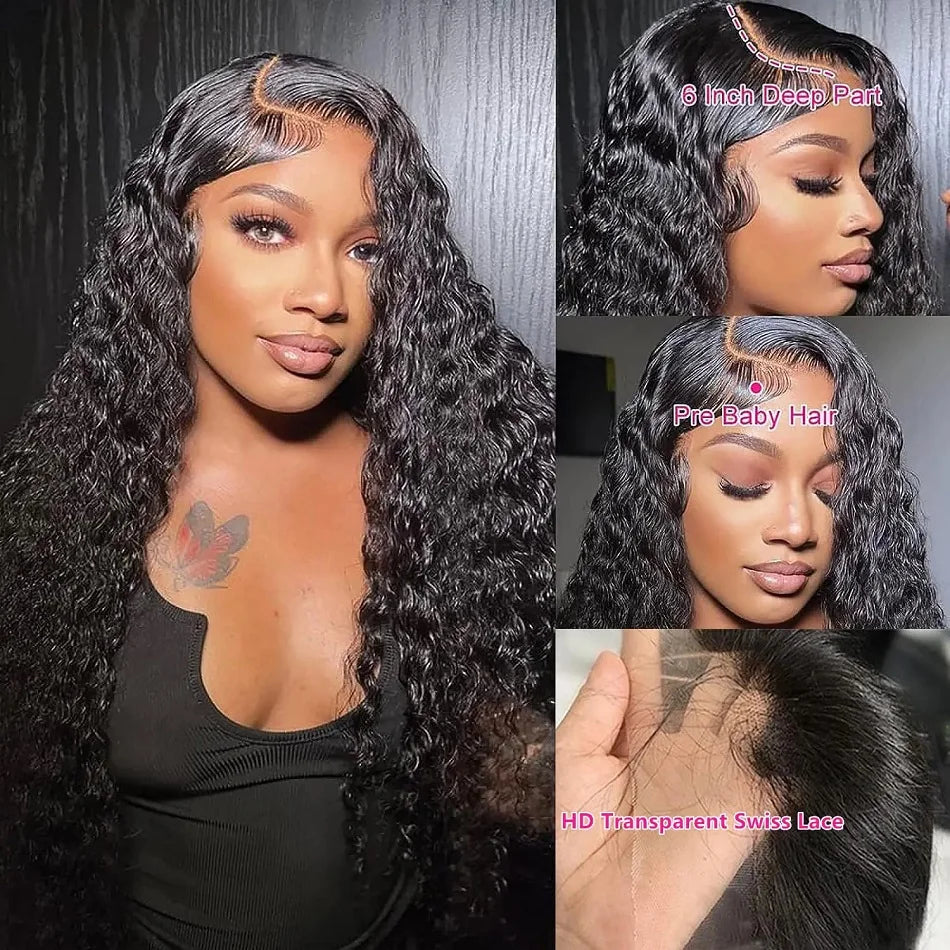 Deep Wave Frontal Wig