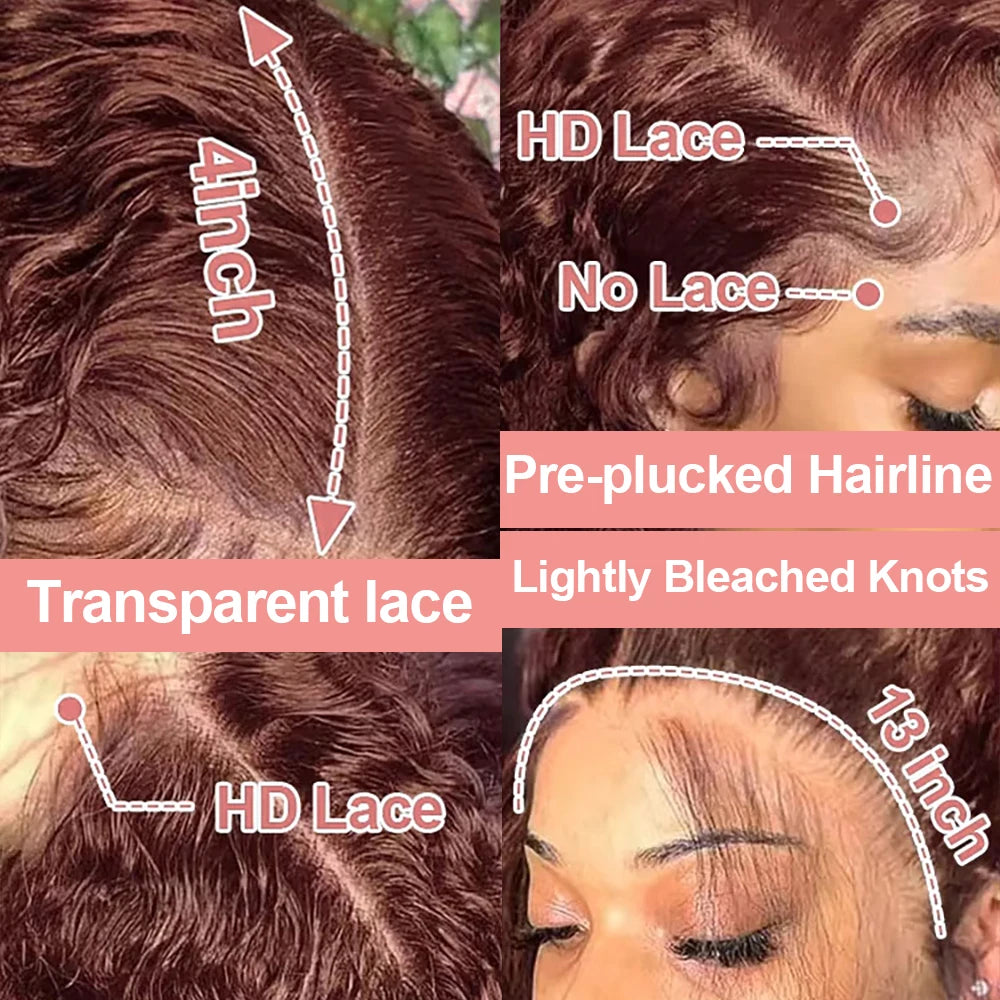 Brown Curly Human Hair