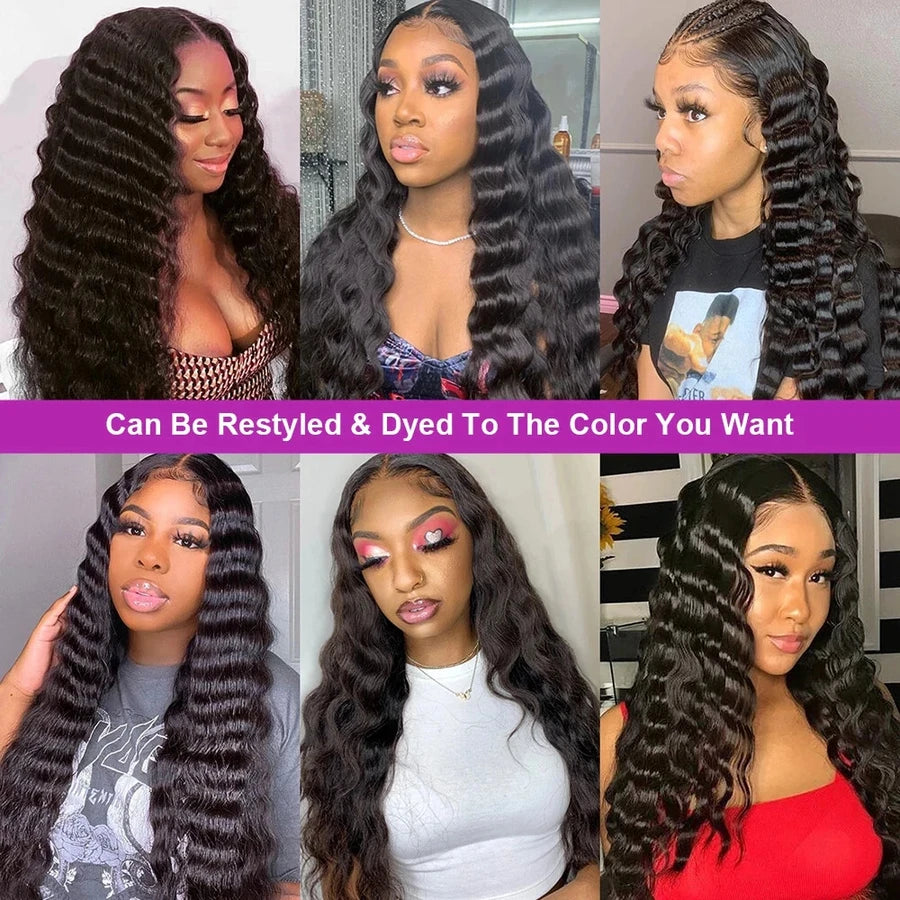 Water Wave Lace Frontal Wigs