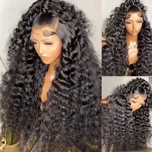 250 Density Deep Wave Lace Front Wig