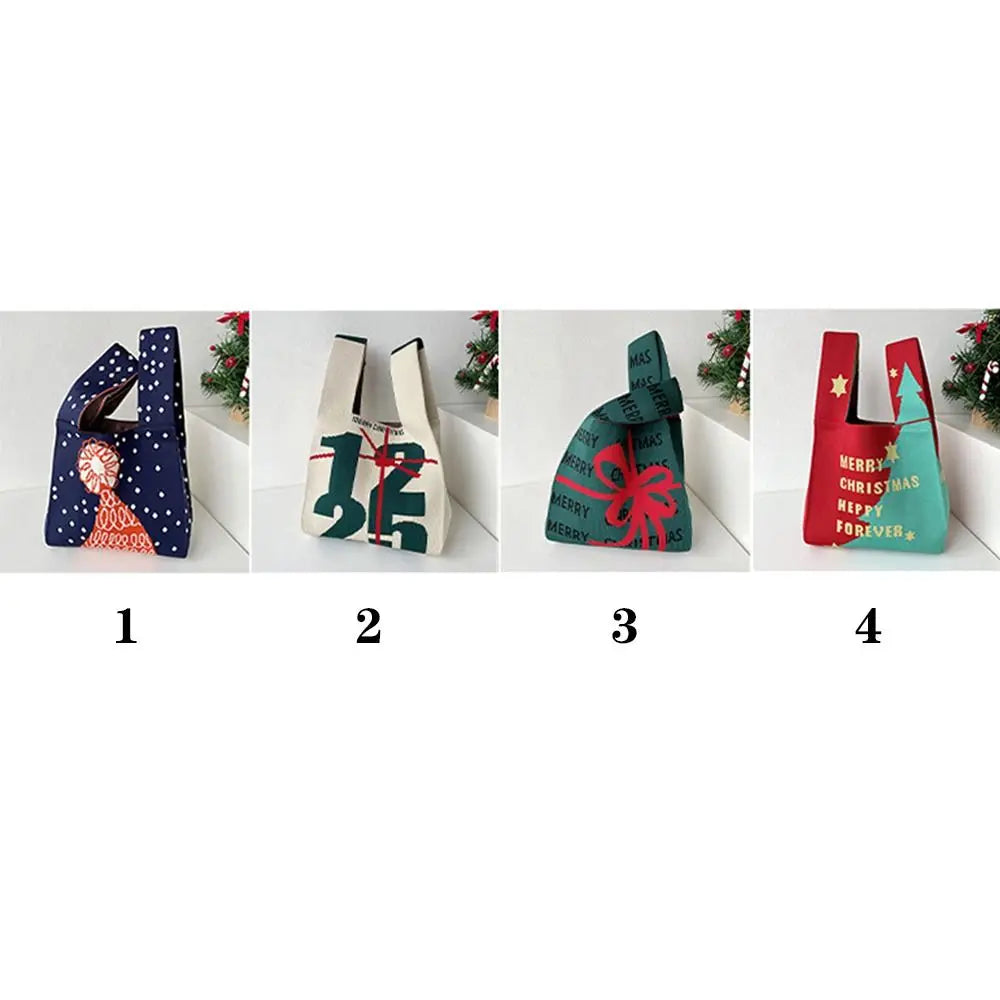 Christmas Handmade Knit Handbags