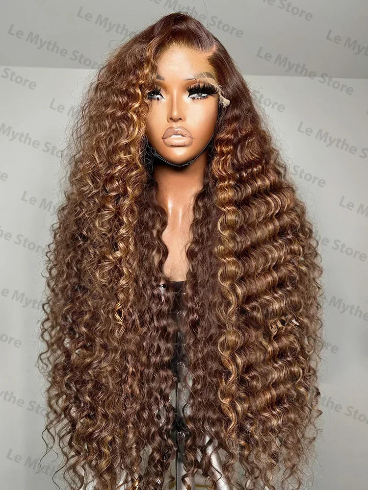 Ombre Deep Wave HD Lace Front Wigs
