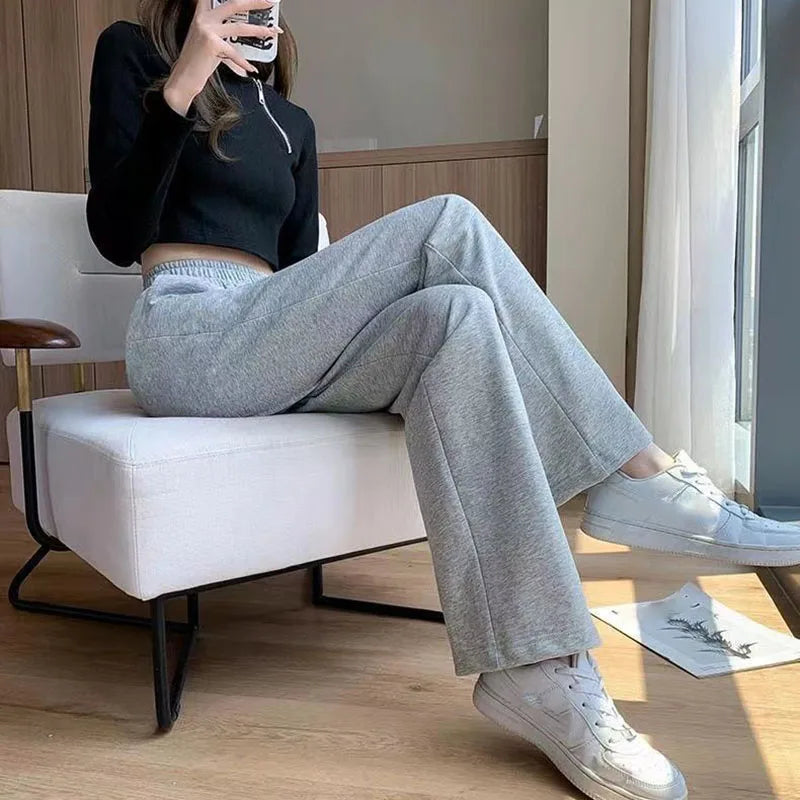 Black Gray Sweatpants
