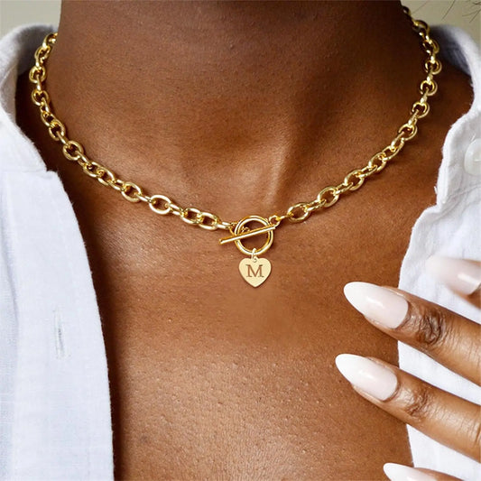 initials necklace
