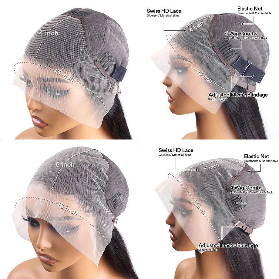 Deep Wave Frontal Wig