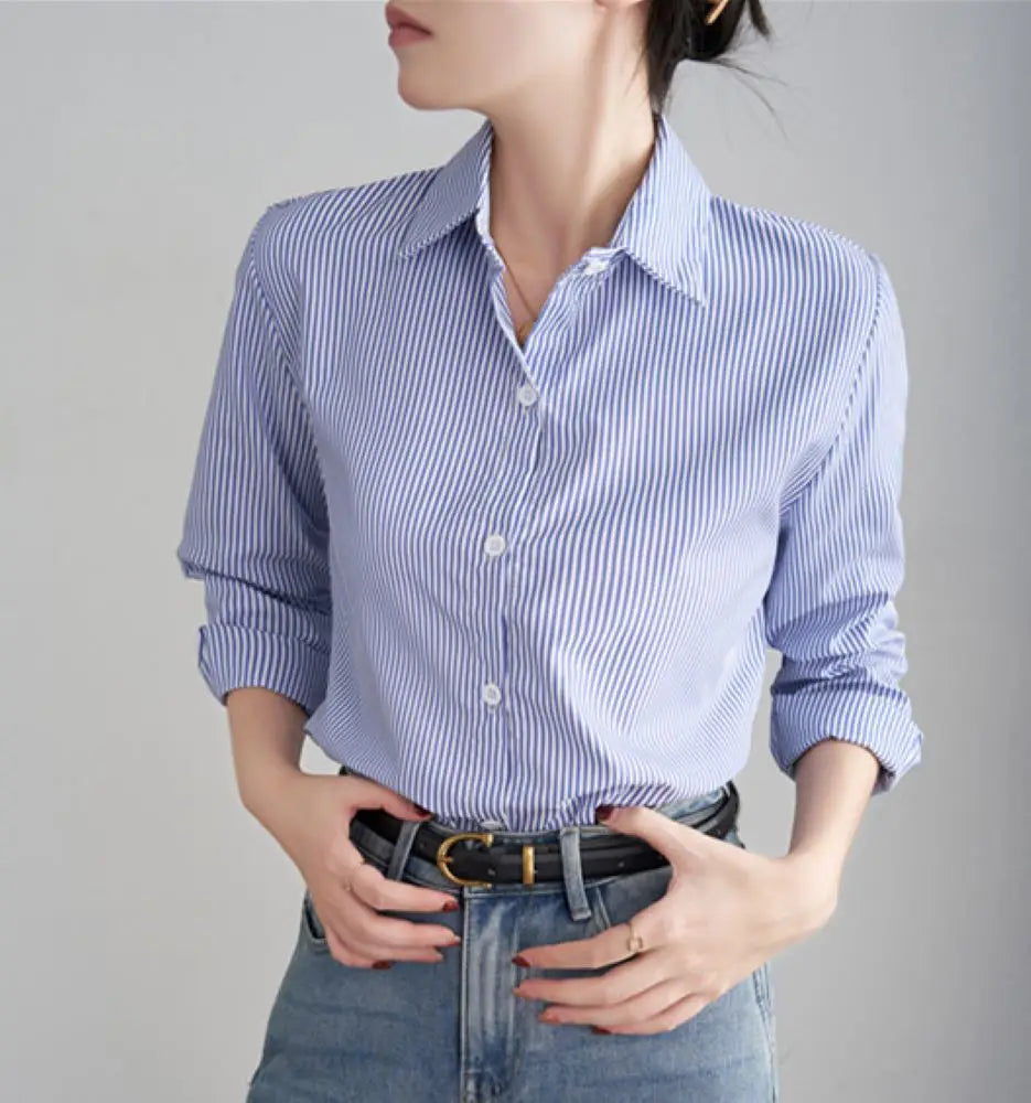 Blue Striped Shirt