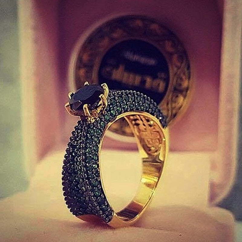 Black Stone Rings