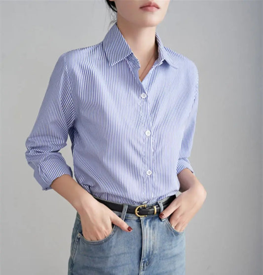 Blue Striped Shirt