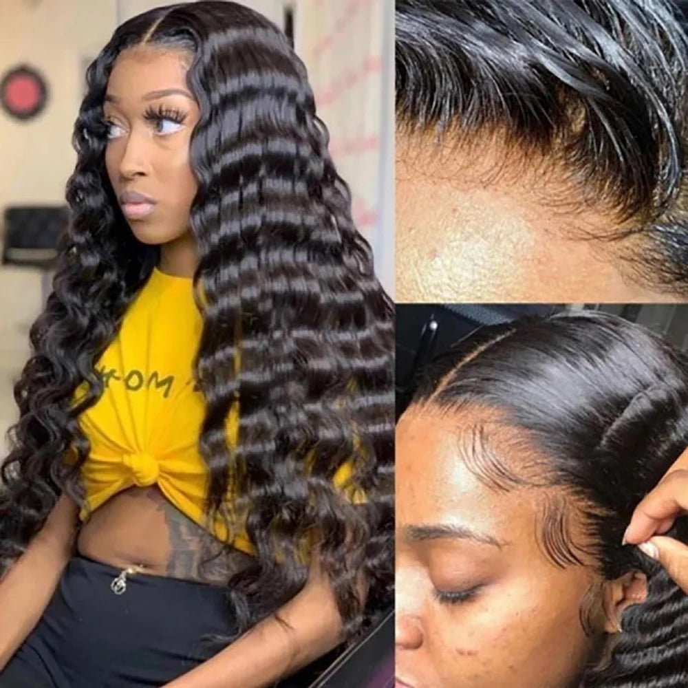 Transparent Human Hair Wig