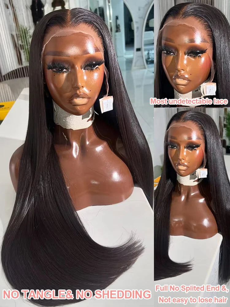 HD 13x6 Bone Straight Lace Front Human Hair Wig