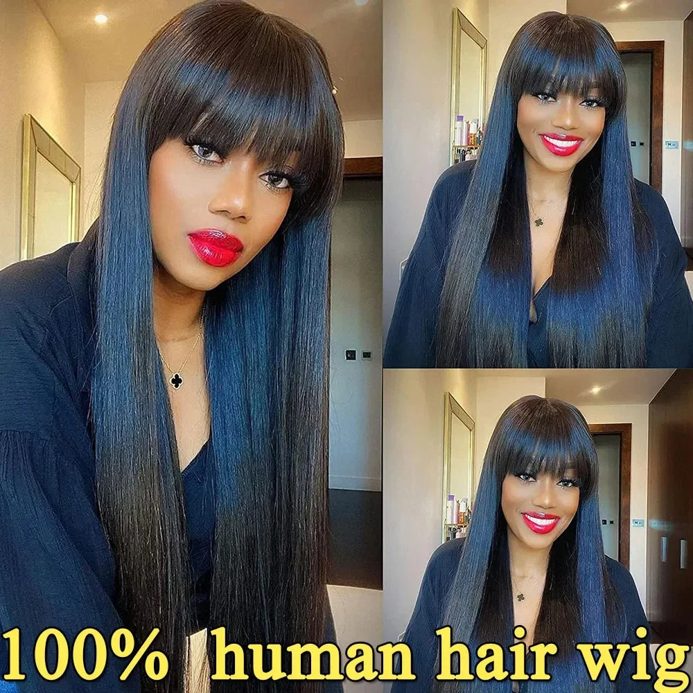 Straight Human Hair Wig