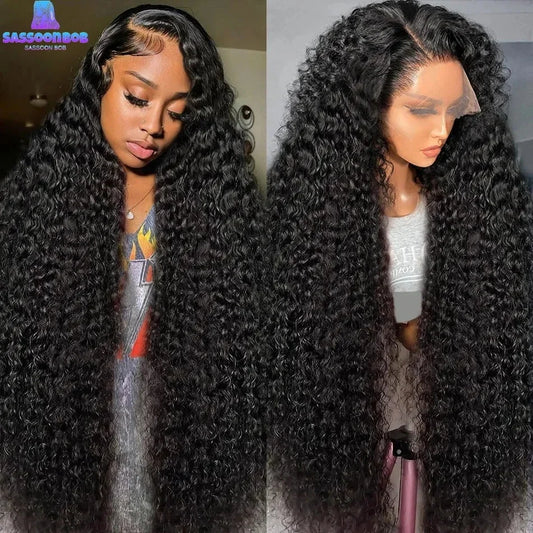 40 Inch Deep Wave Wigs Human Hair