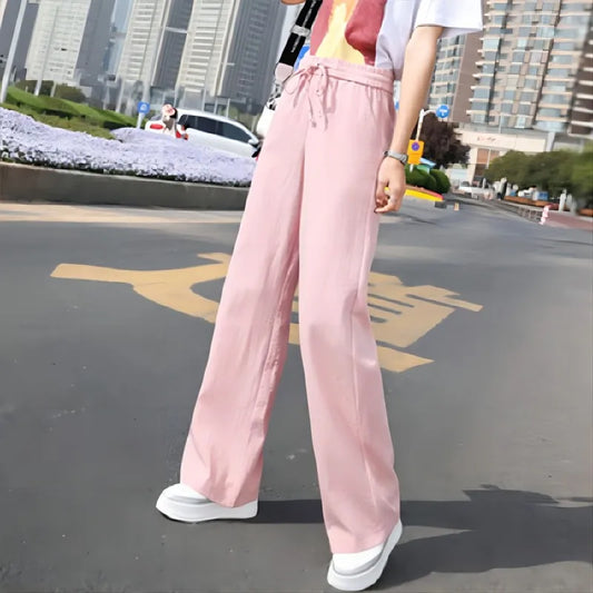 Silk Wide Leg Pants