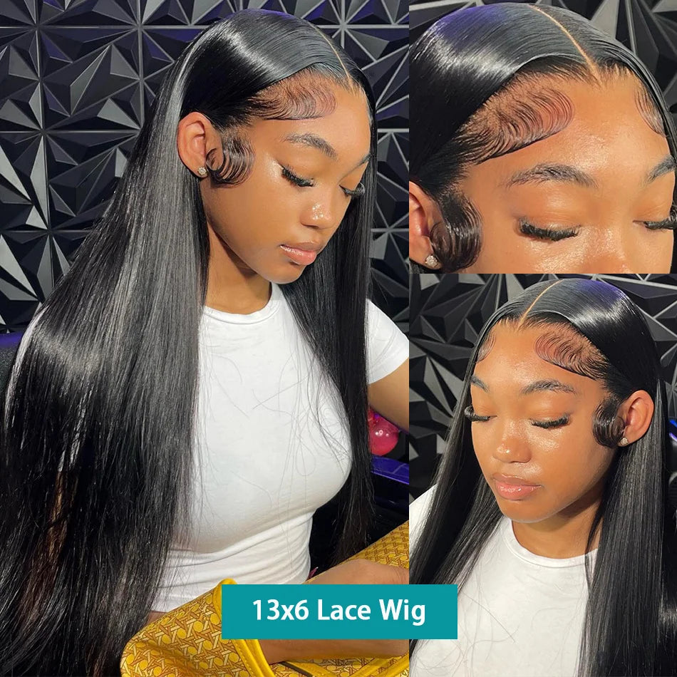 Bone Straight Lace Front Wigs
