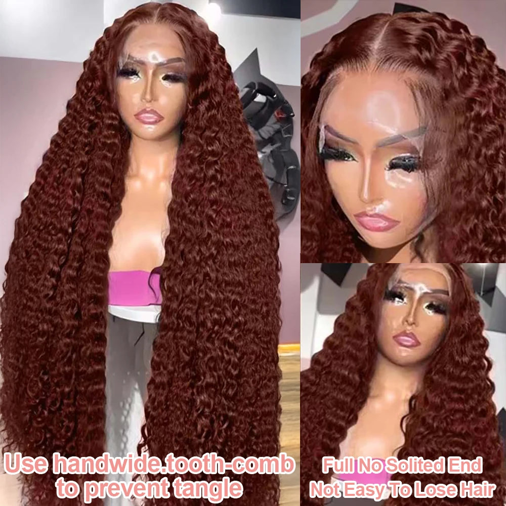 Brown Curly Human Hair