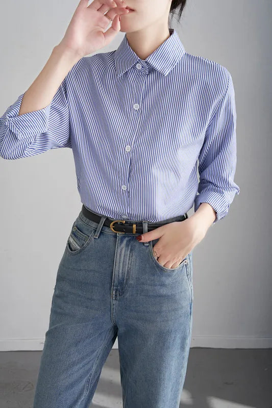 Blue Striped Shirt