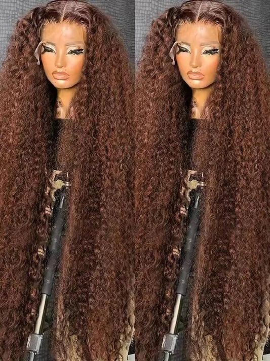 Chocolate Brown Lace Front Wigs 1