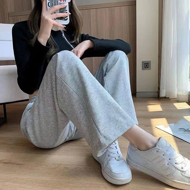 Black Gray Sweatpants