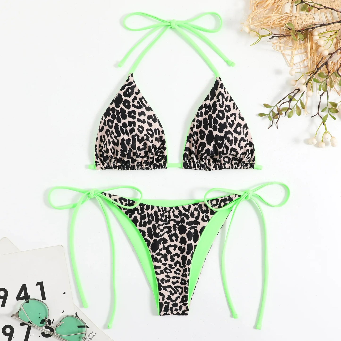 Mini Leopard Bikinis
