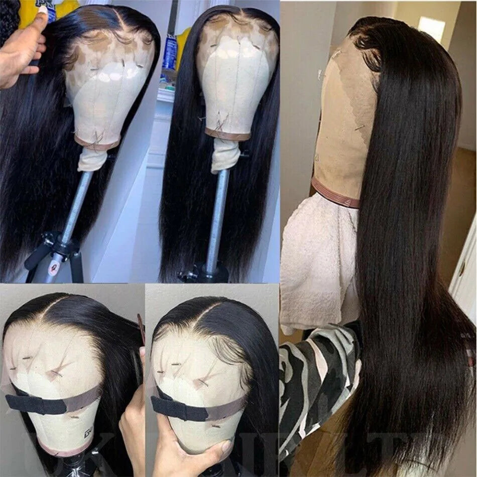 HD 13x6 Bone Straight Lace Front Human Hair Wig