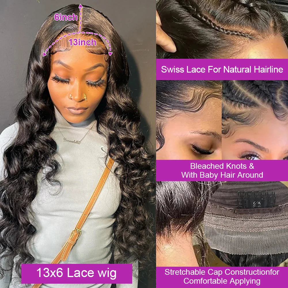 Transparent Human Hair Wig